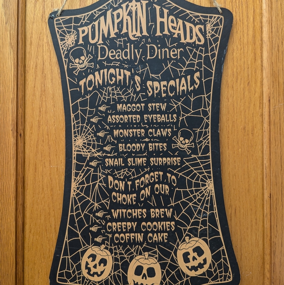 Pumpkin Heads Spooky Halloween Menu - Picture 3 of 7